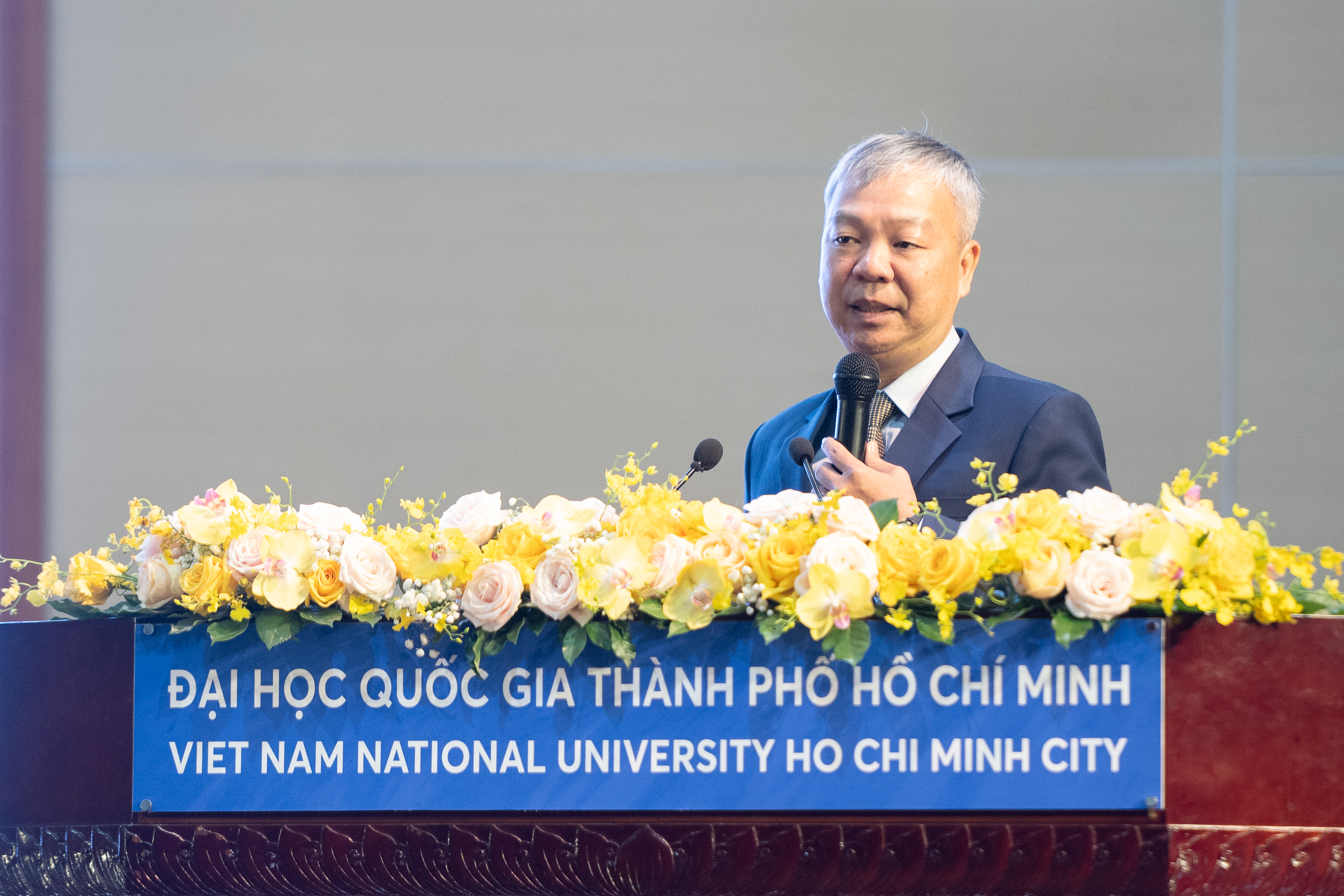 TS Nguyễn Quốc Chính - Giám đốc Trung tâm Khảo thí và Đánh giá Chất lượng đào tạo ĐHQG-HCM thông tin về kỳ thi ĐGNL.