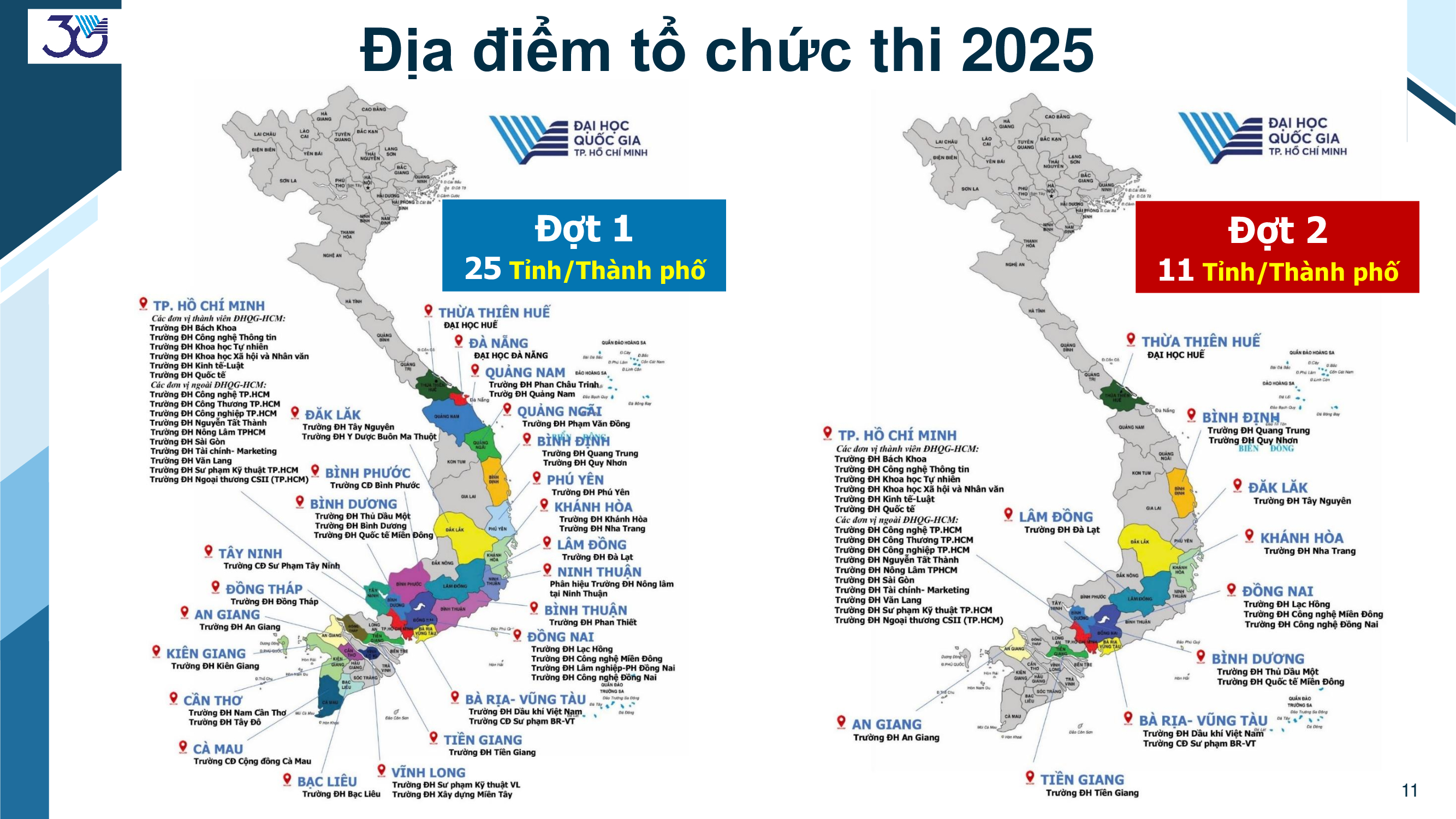 Địa điểm tổ chức thi ĐGNL được công bố, hướng đến việc tiếp cận nhiều thí sinh trên cả nước.