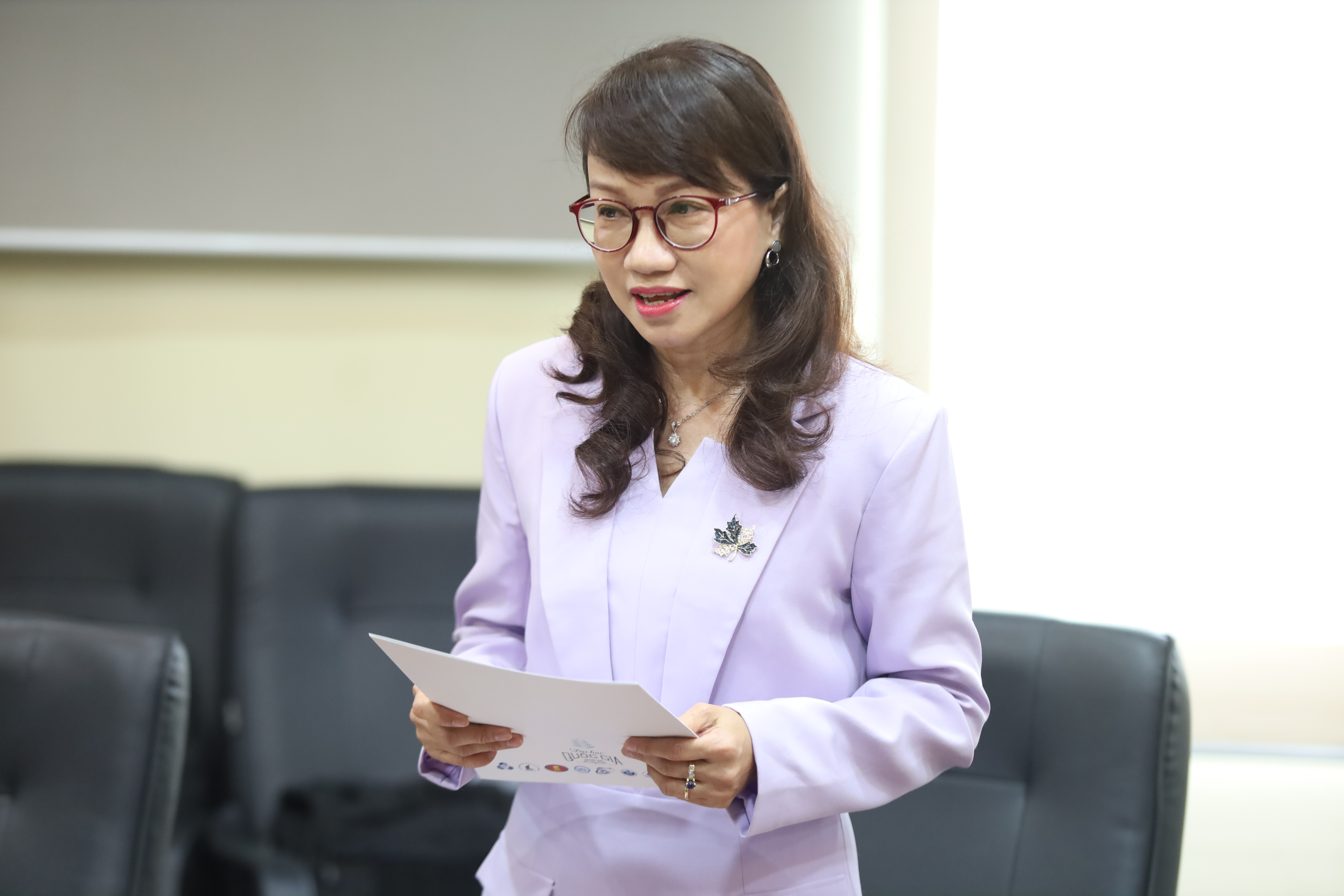 GS.TS Nguyễn Thị Thanh Mai – Phó Giám đốc ĐHQG-HCM bày tỏ lời cảm ơn sâu sắc đến Tập đoàn Toshiba vì đã đồng hành và hỗ trợ thiết thực cho người học