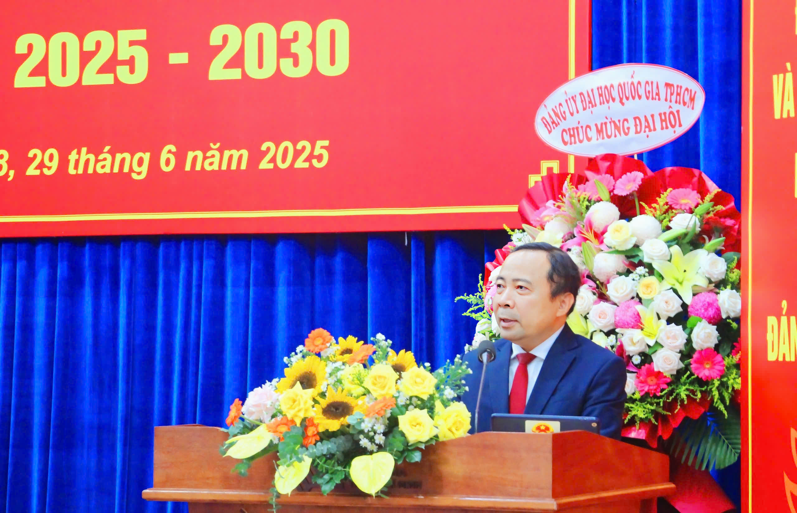PGS.TS Vũ Hải Quân ghi nhận và đánh giá cao những kết quả mà Trường ĐH An Giang đạt được trong nhiệm kỳ 2020-2025.