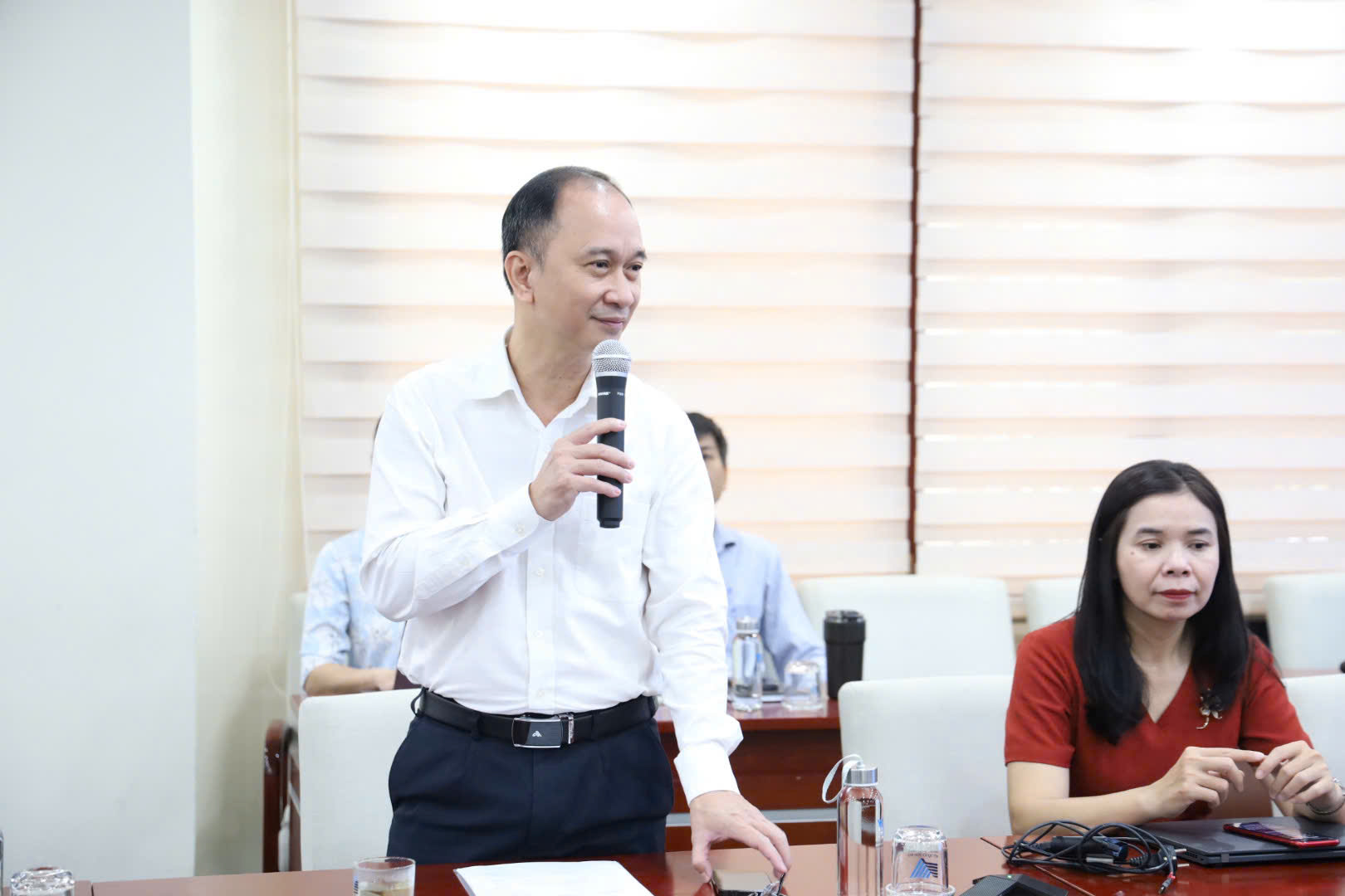 PGS.TS Trần Cao Vinh nhấn mạnh vai trò, trách nhiệm của ĐHQG-HCM trong việc đào tạo nguồn nhân lực chất lượng cao.