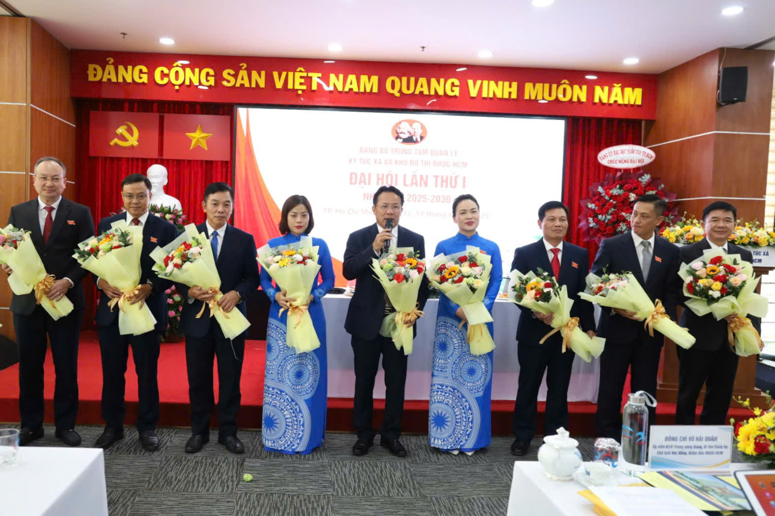Thay mặt Ban Chấp hành mới, đồng chí Tăng Hữu Thủy trân trọng ghi nhận các ý kiến đóng góp của đại biểu tại Đại hội