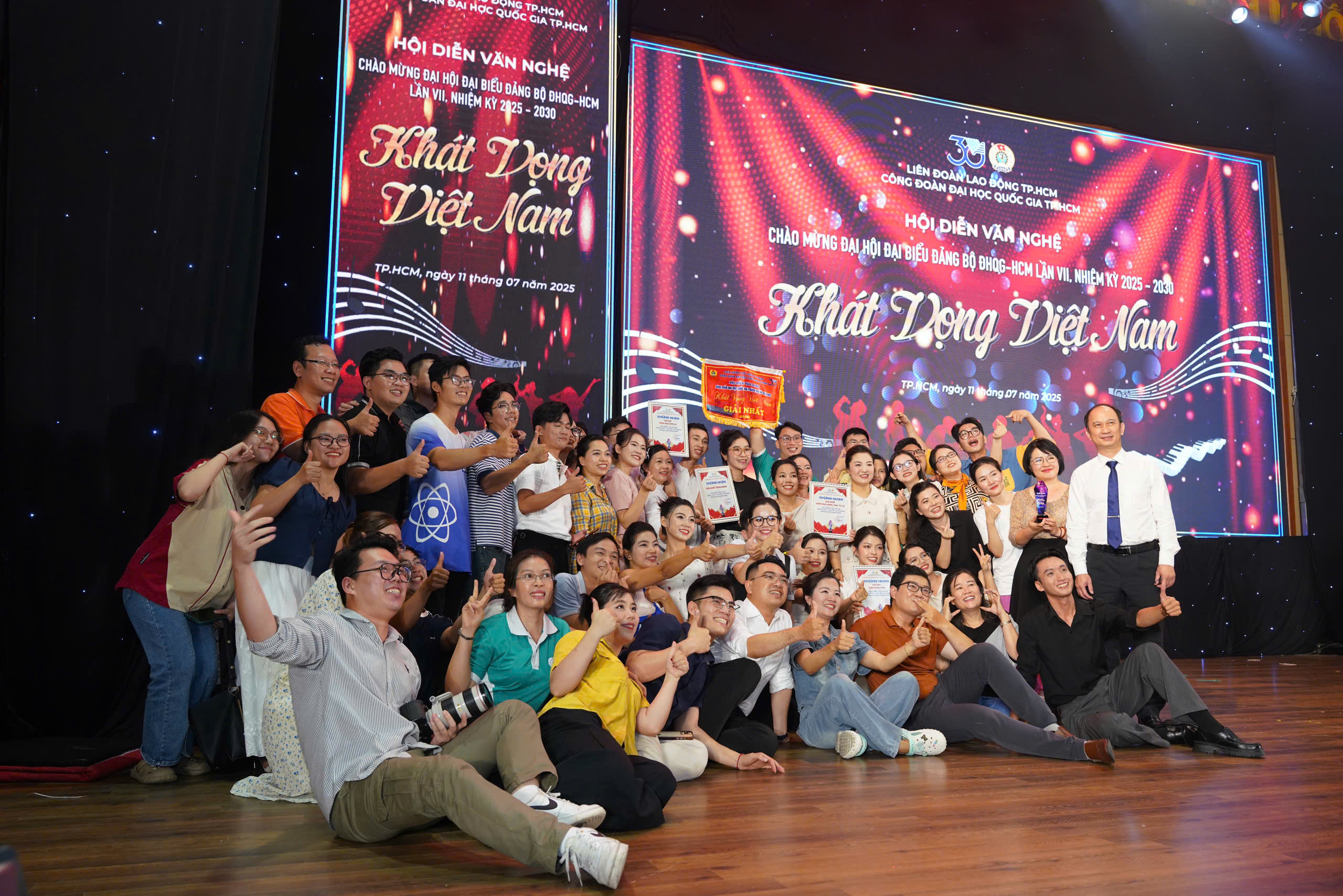 Công đoàn Trường Đại học Khoa học tự nhiên đạt giải Nhất Hội thi văn nghệ Viên chức, người lao động ĐHQG-HCM