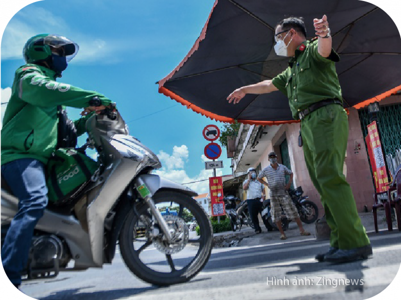 Về việc xử phạt hành vi ra đường không có lý do cần thiết Trong bối cảnh ngăn chặn dịch bệnh COVID-19