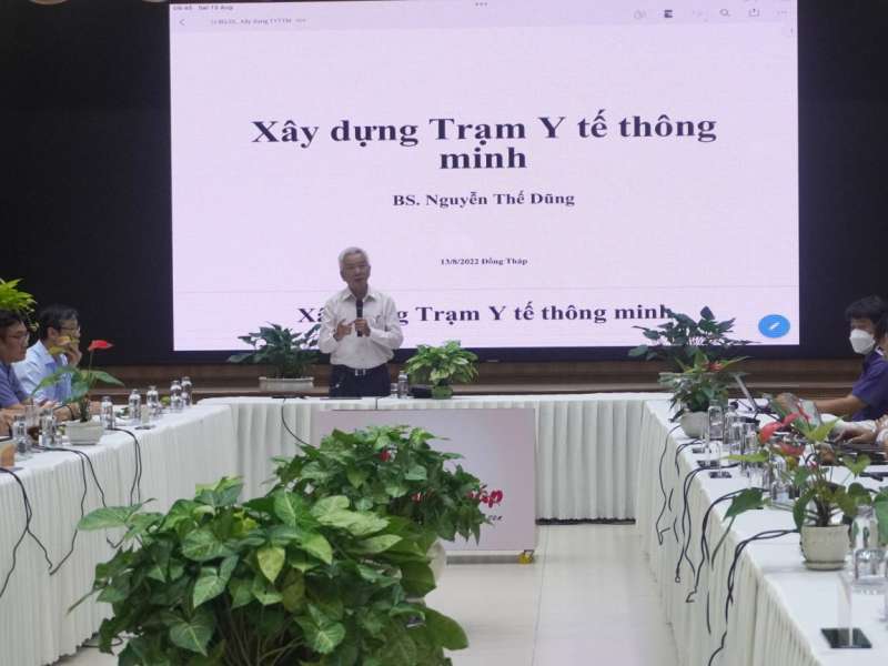 Khoa Y ĐHQG-HCM tư vấn xây dựng Trạm Y tế thông minh tại Đồng Tháp