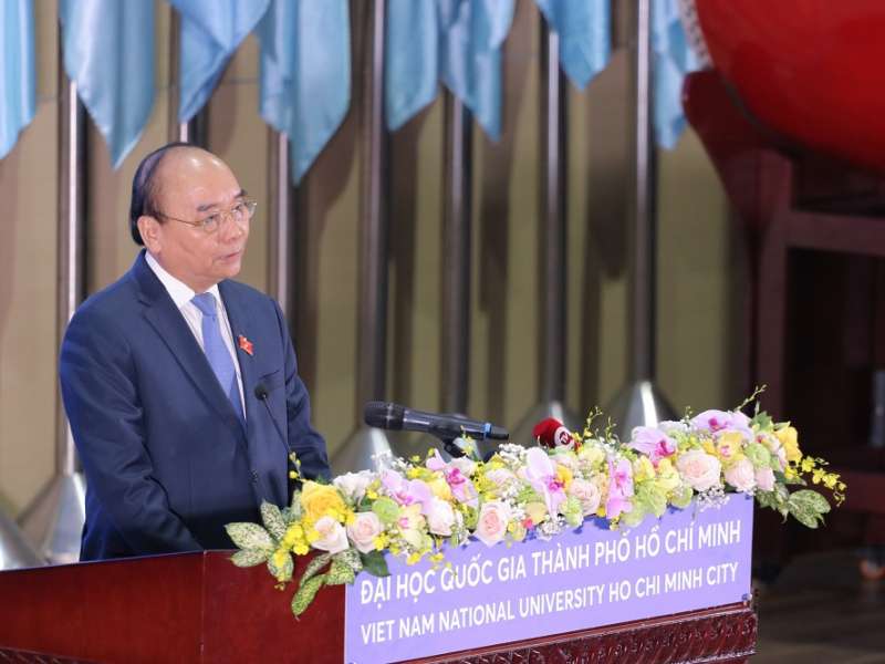 Chủ tịch nước Nguyễn Xuân Phúc dự Lễ Khai khóa 2022